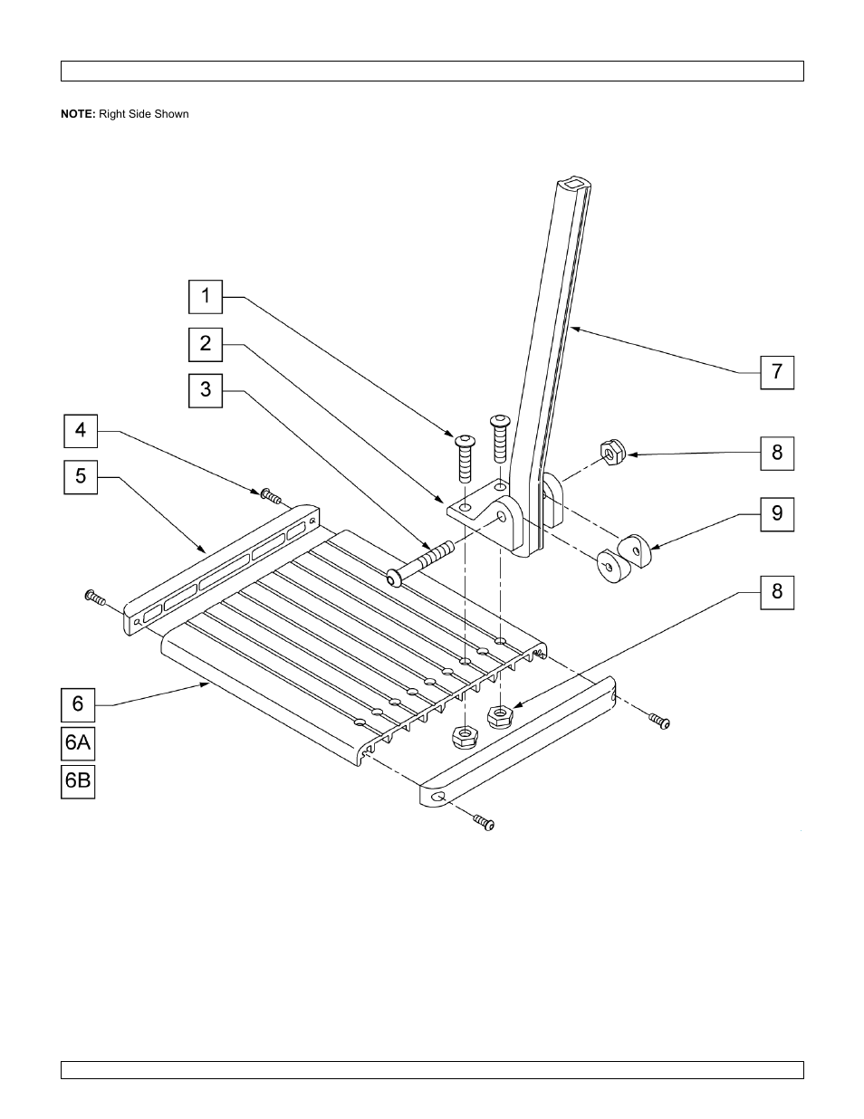 Elr aluminum footplate | Sunrise Medical New Zippie TS User Manual | Page 112 / 140