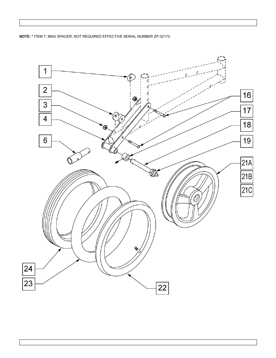 Axle bracket 12 | Sunrise Medical New Zippie TS User Manual | Page 27 / 140