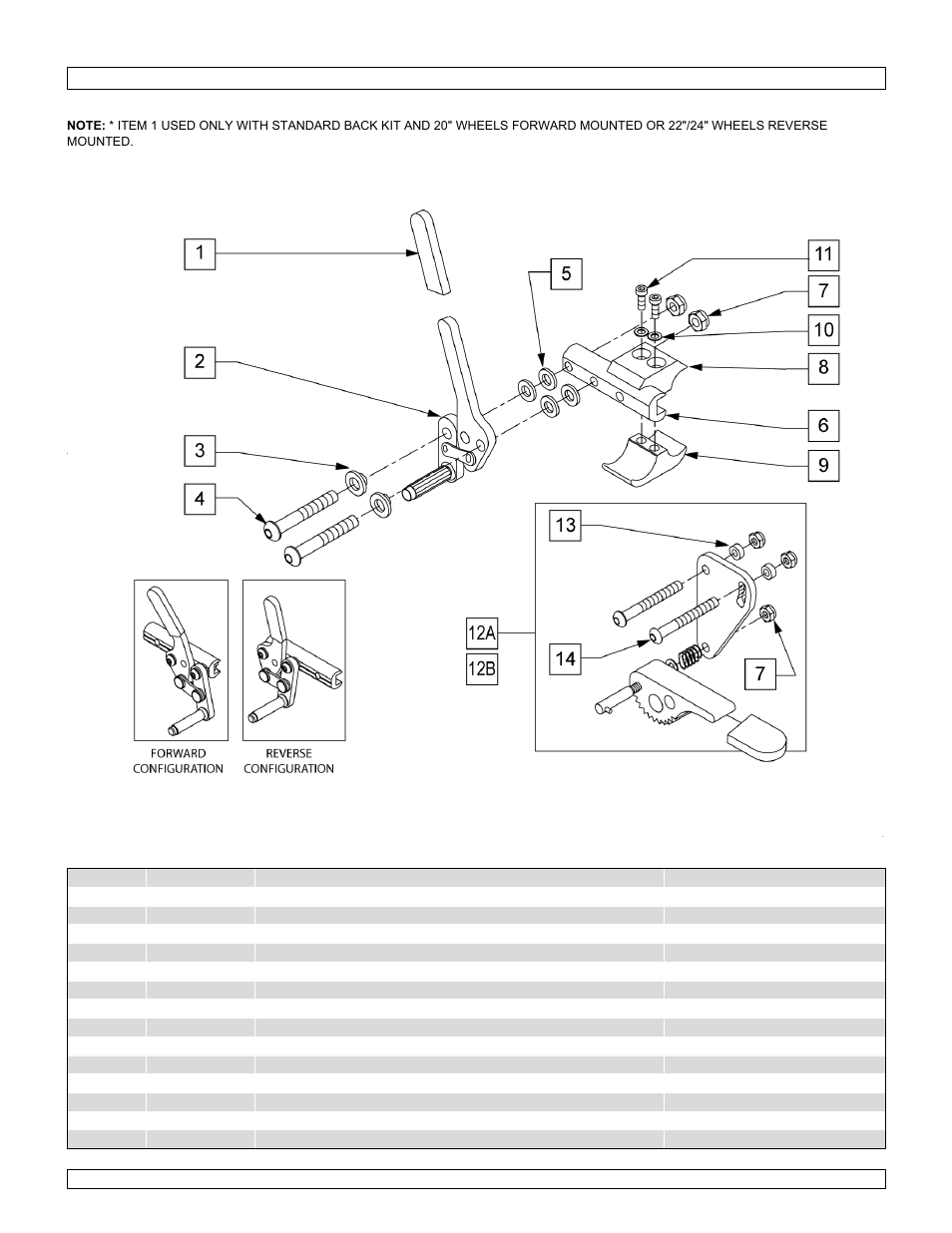 Wheel lock push to lock | Sunrise Medical New Zippie TS User Manual | Page 40 / 140
