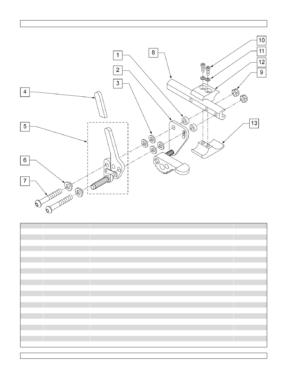 High wheel lock push (long slide) | Sunrise Medical New Zippie TS User Manual | Page 44 / 140