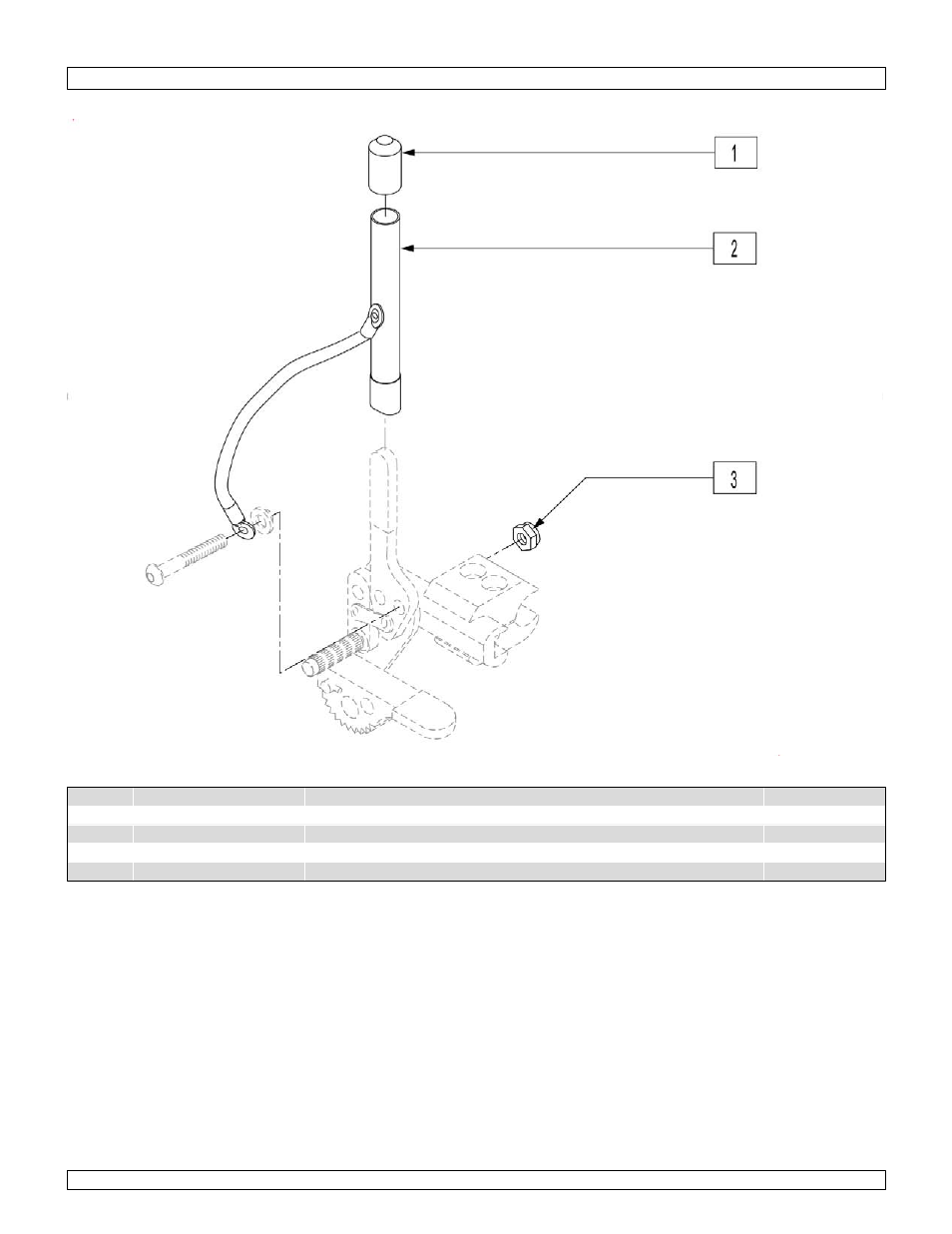 High wheel lock extension handle | Sunrise Medical New Zippie TS User Manual | Page 48 / 140
