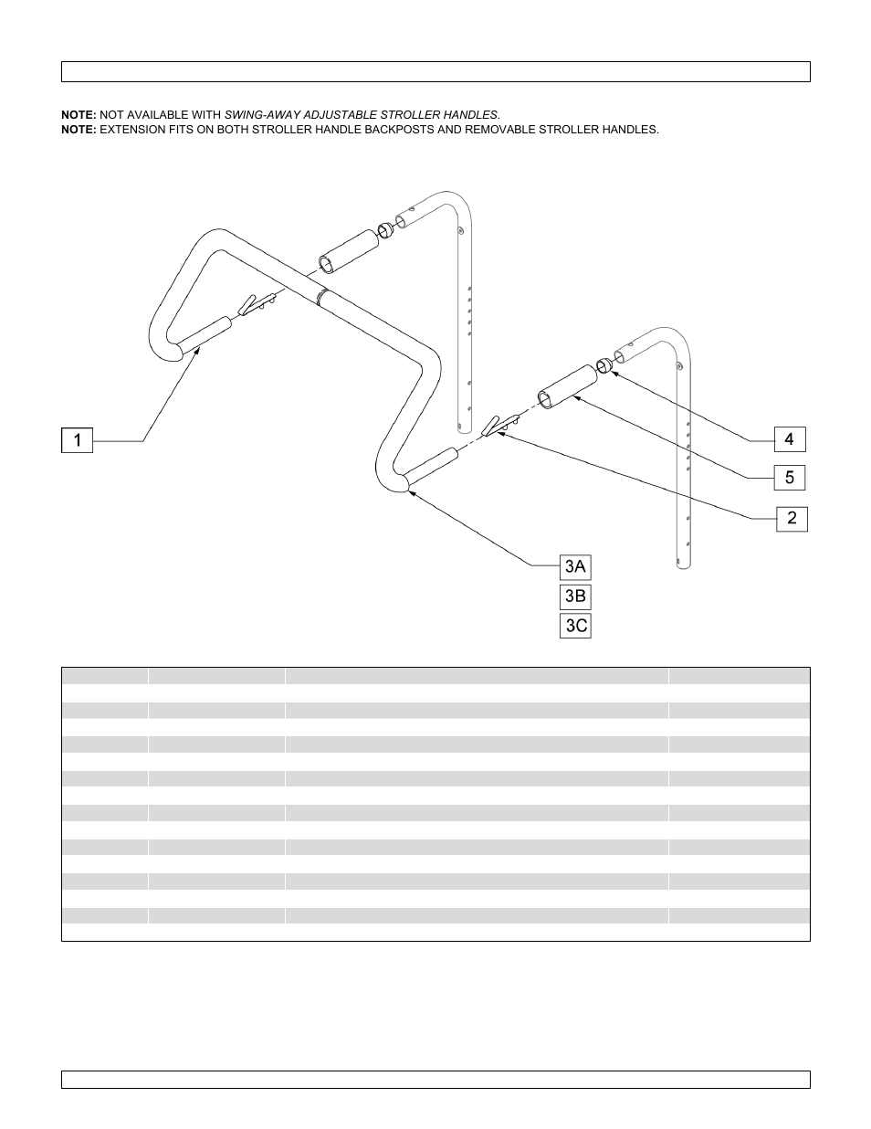 Stroller handle extension-removable | Sunrise Medical New Zippie TS User Manual | Page 64 / 140