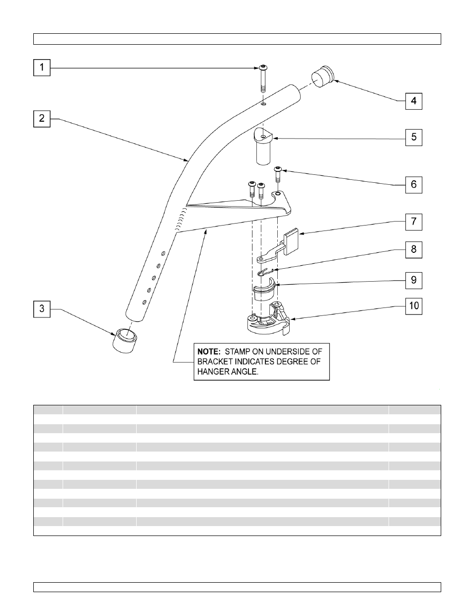 60 swing-away hanger disc.10/23/99 | Sunrise Medical New Zippie TS User Manual | Page 67 / 140