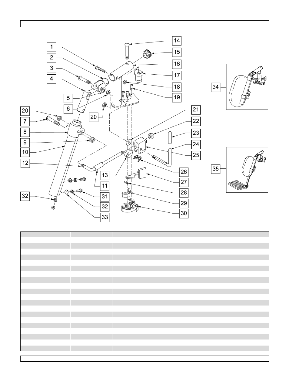Elevating legrest | Sunrise Medical New Zippie TS User Manual | Page 93 / 140