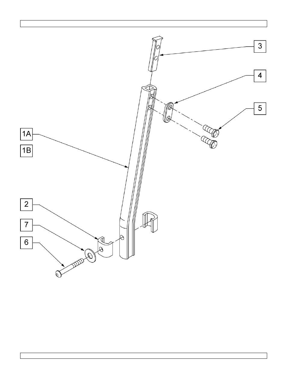 Double-d footrest ext tube std & "v" hangers | Sunrise Medical New Zippie TS User Manual | Page 99 / 140