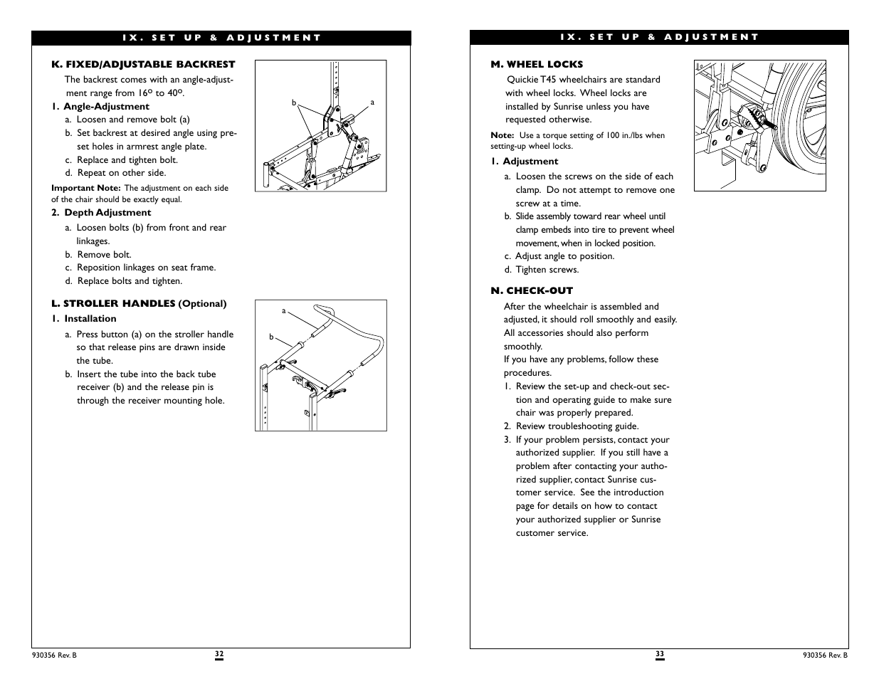Sunrise Medical Quickie T45 User Manual | Page 17 / 21