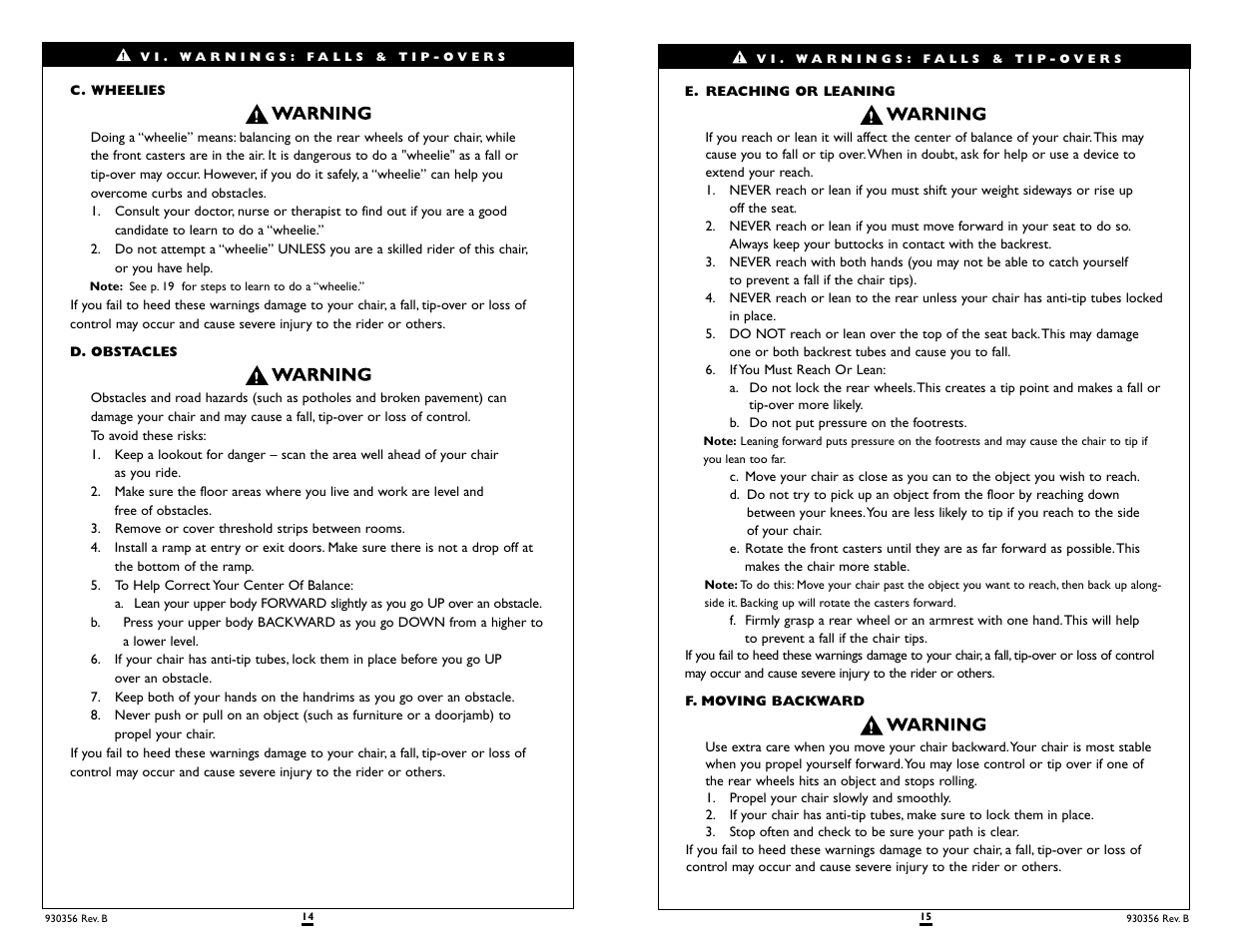 Sunrise Medical Quickie T45 User Manual | Page 8 / 21