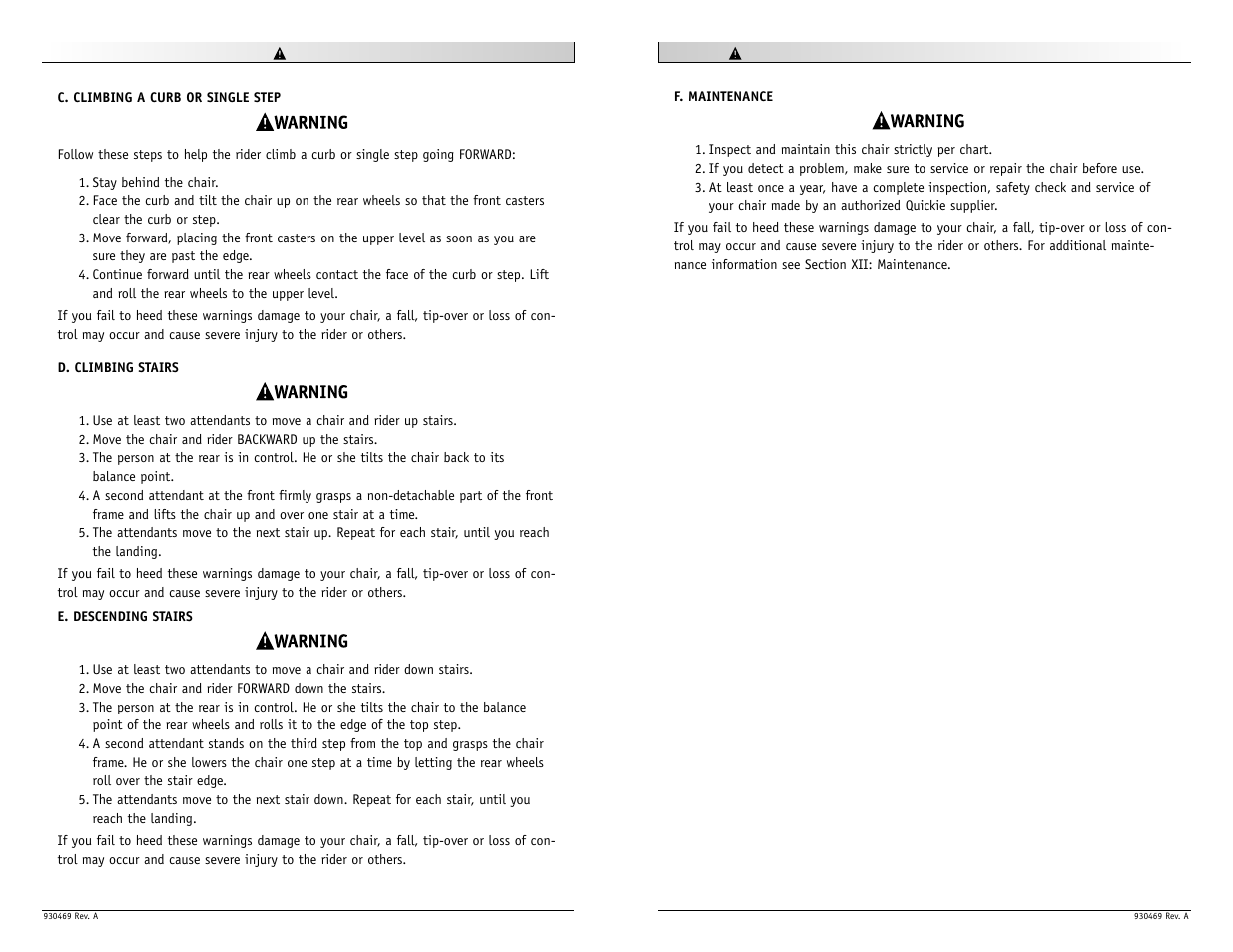 Sunrise Medical Quickie Match Point User Manual | Page 11 / 21