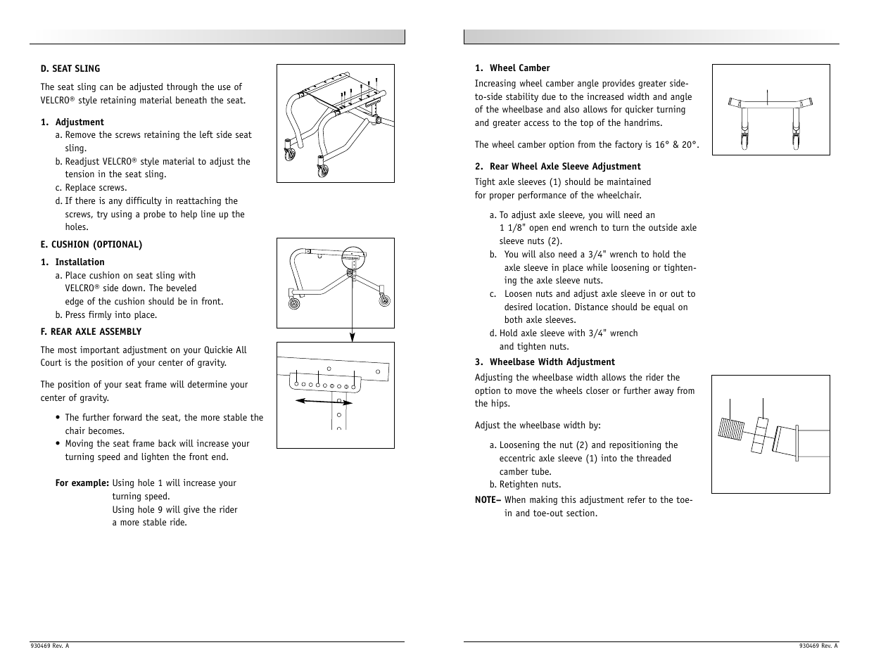 Sunrise Medical Quickie Match Point User Manual | Page 16 / 21