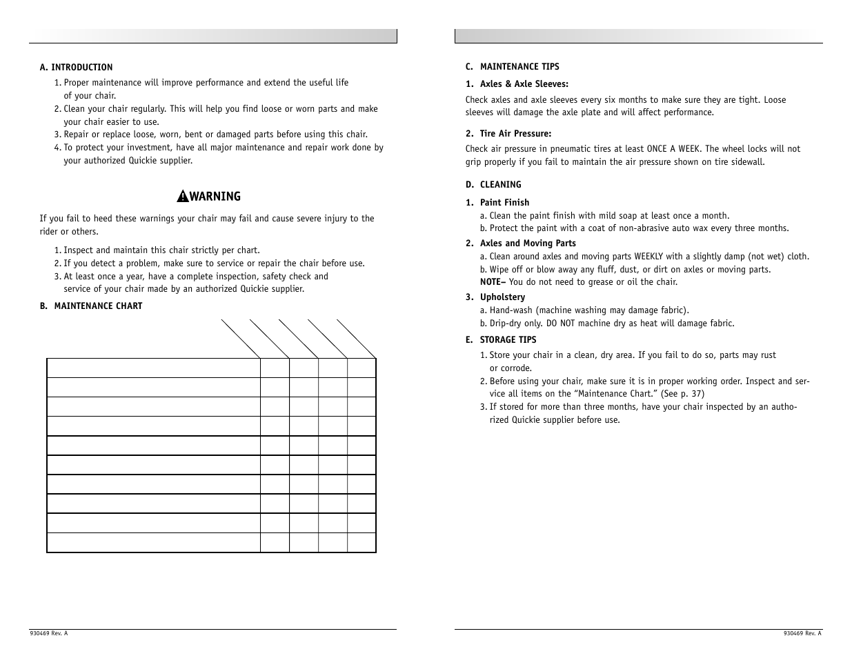 Sunrise Medical Quickie Match Point User Manual | Page 19 / 21