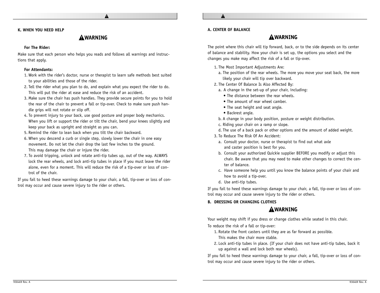 Sunrise Medical Quickie Match Point User Manual | Page 7 / 21