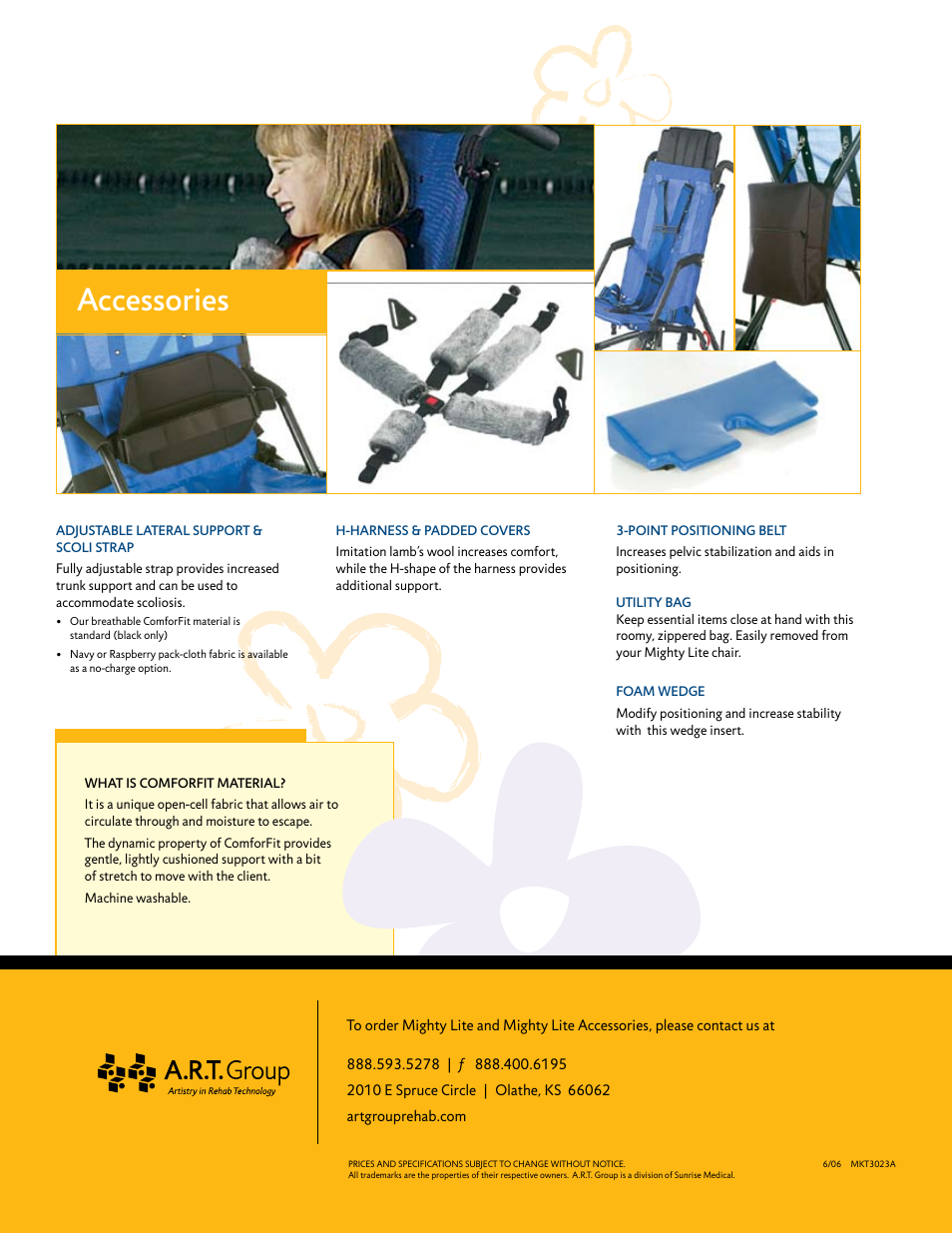 Accessories | Sunrise Medical 932088 User Manual | Page 4 / 4