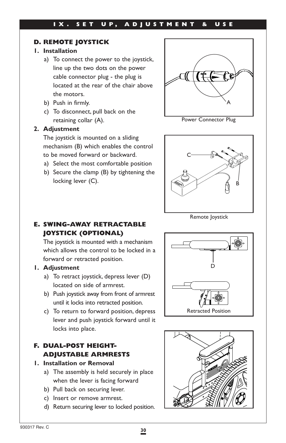 Sunrise Medical Quickie P300 User Manual | Page 30 / 50