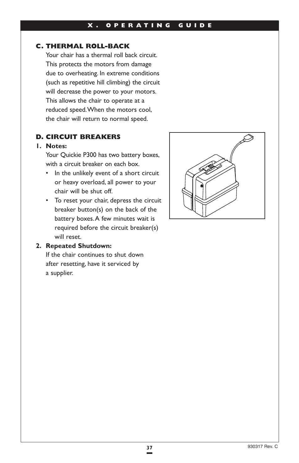 Sunrise Medical Quickie P300 User Manual | Page 37 / 50