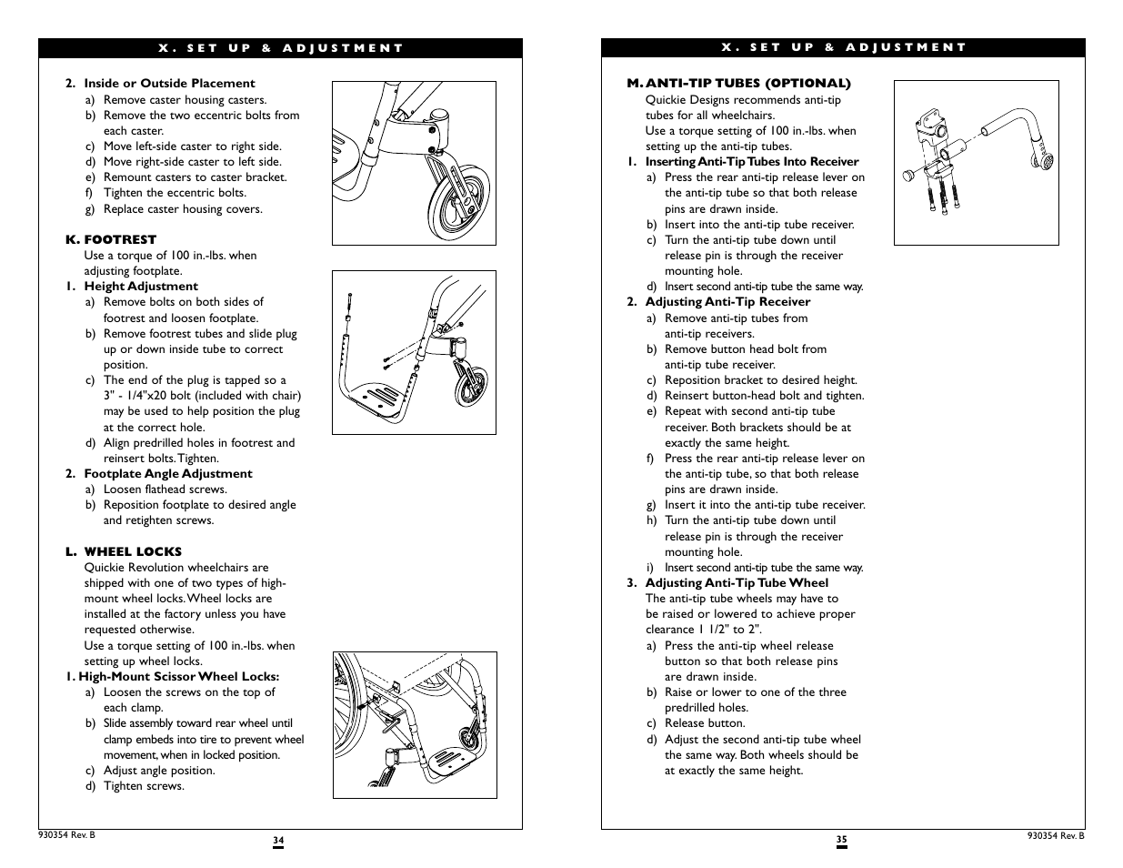 Sunrise Medical Quickie Revolution User Manual | Page 18 / 23