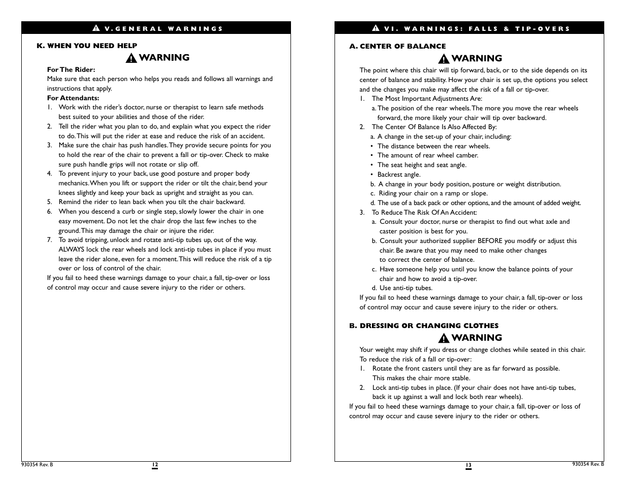 Sunrise Medical Quickie Revolution User Manual | Page 7 / 23