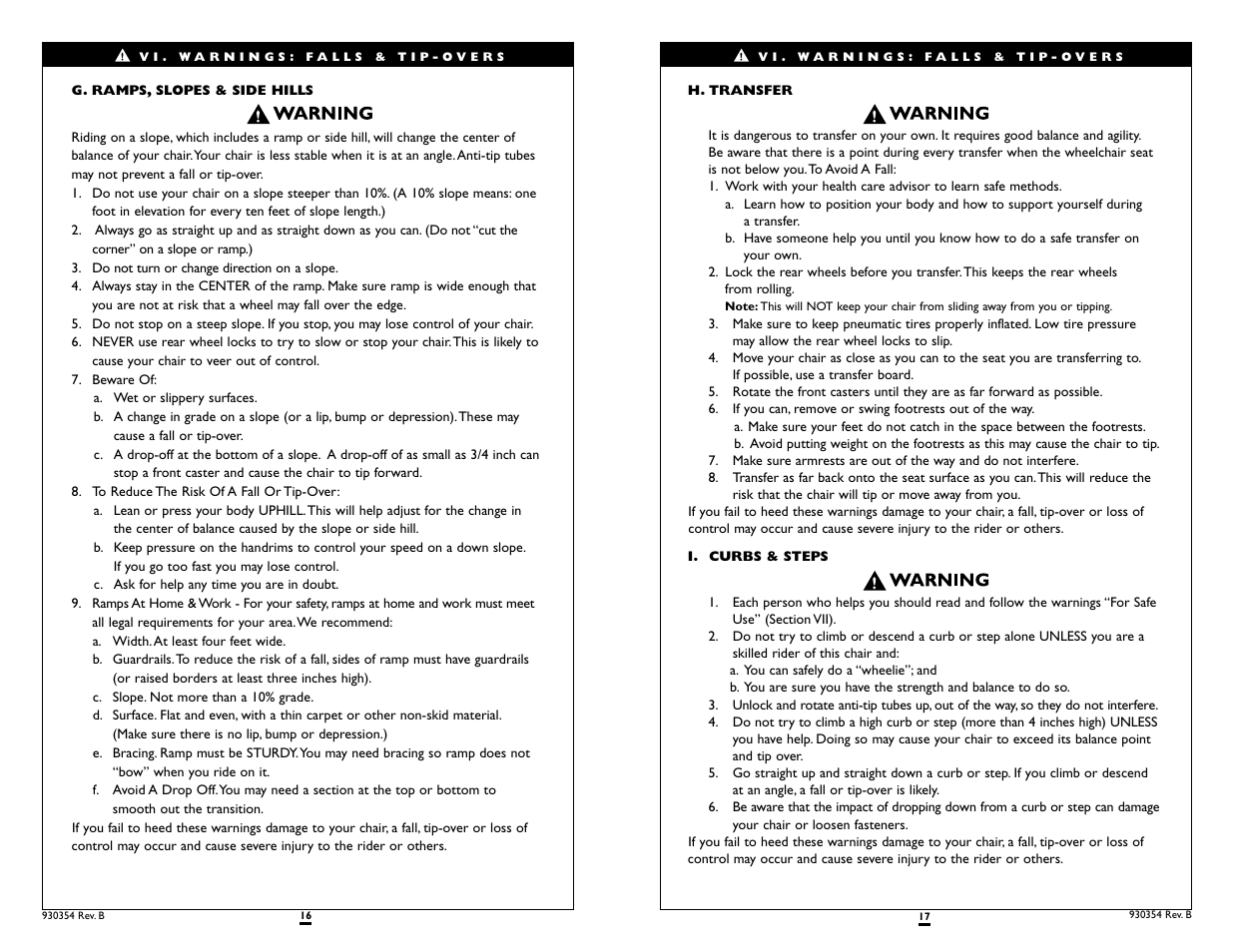 Sunrise Medical Quickie Revolution User Manual | Page 9 / 23