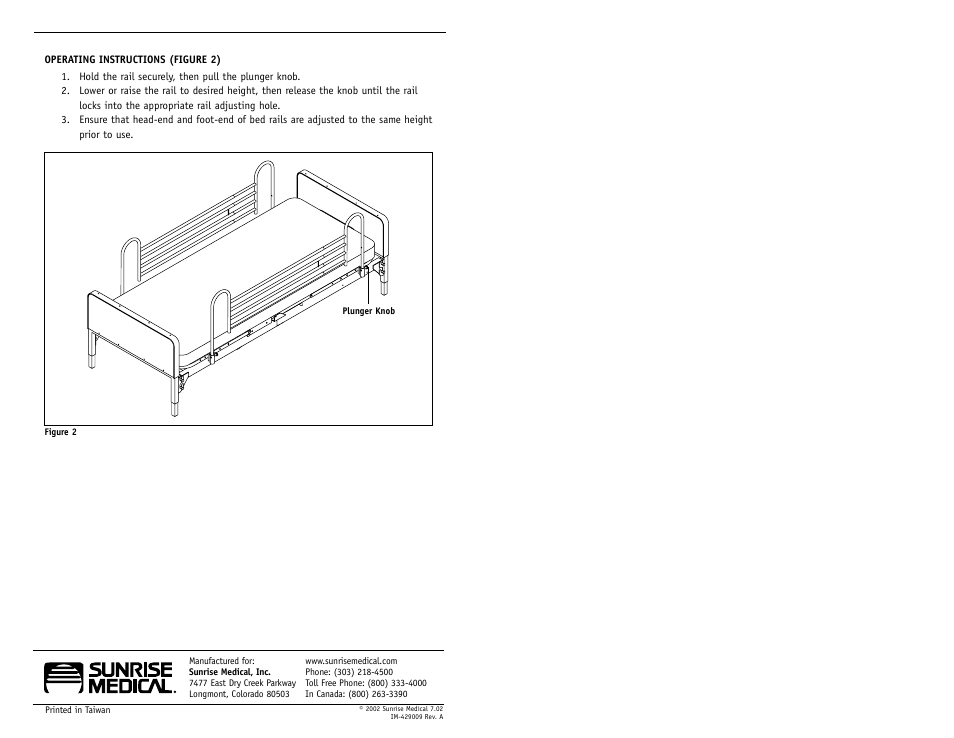 Sunrise Medical IC-6623 User Manual | Page 3 / 3