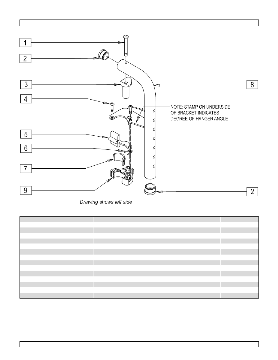 90 deg s-a fm hanger | Sunrise Medical Zippie Z-Bop User Manual | Page 38 / 89