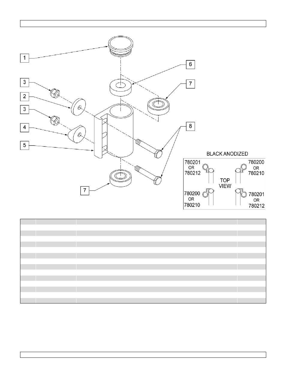 Caster plate | Sunrise Medical One-Arm Drive Zippie GS User Manual | Page 14 / 112