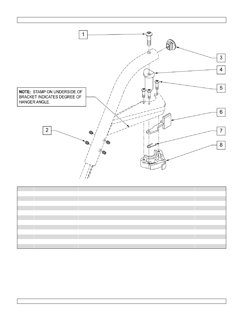 60 swing-away hanger disc. 8/13/01 | Sunrise Medical One-Arm Drive Zippie GS User Manual | Page 40 / 112