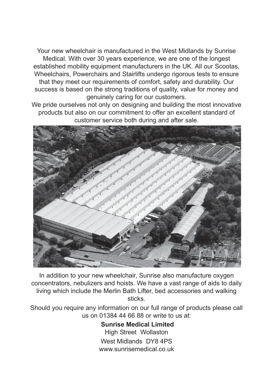 Sunrise medical | Sunrise Medical F45 User Manual | Page 59 / 62