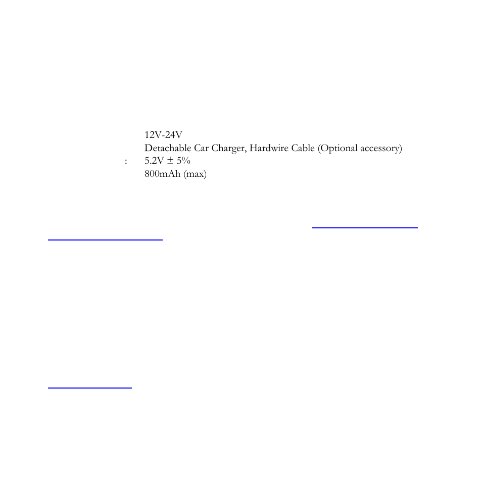 Specifications | Seidio G2350 User Manual | Page 8 / 8
