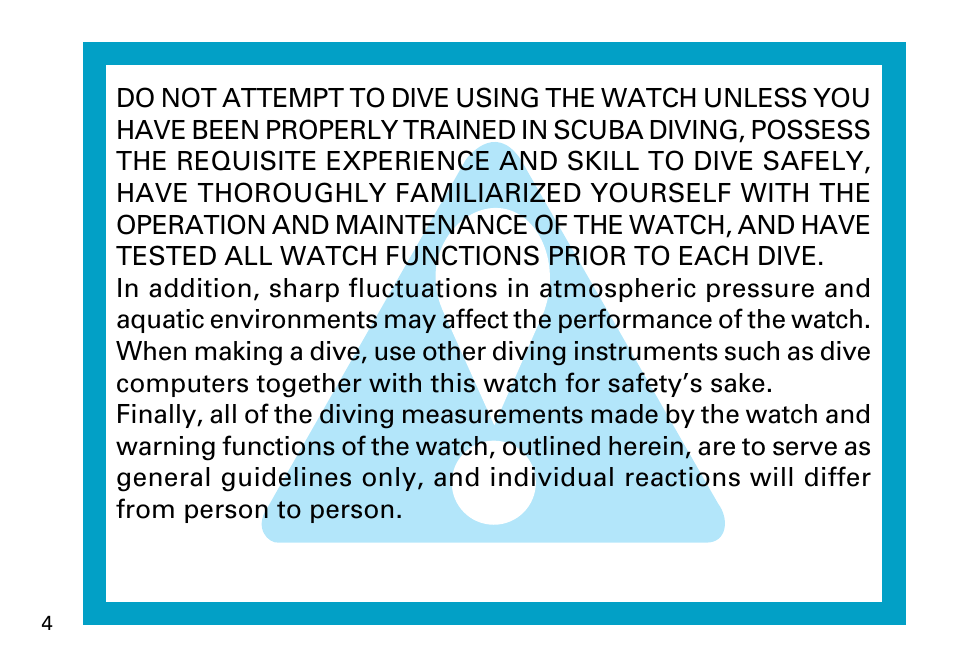 Seiko 7K52 User Manual | Page 4 / 32