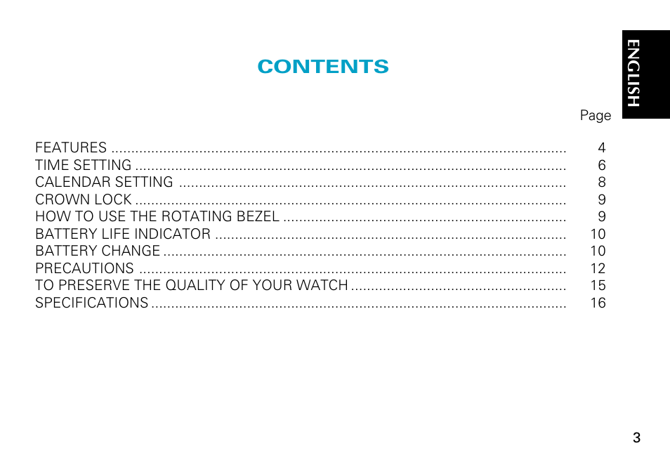 Seiko 7C46 User Manual | Page 3 / 17