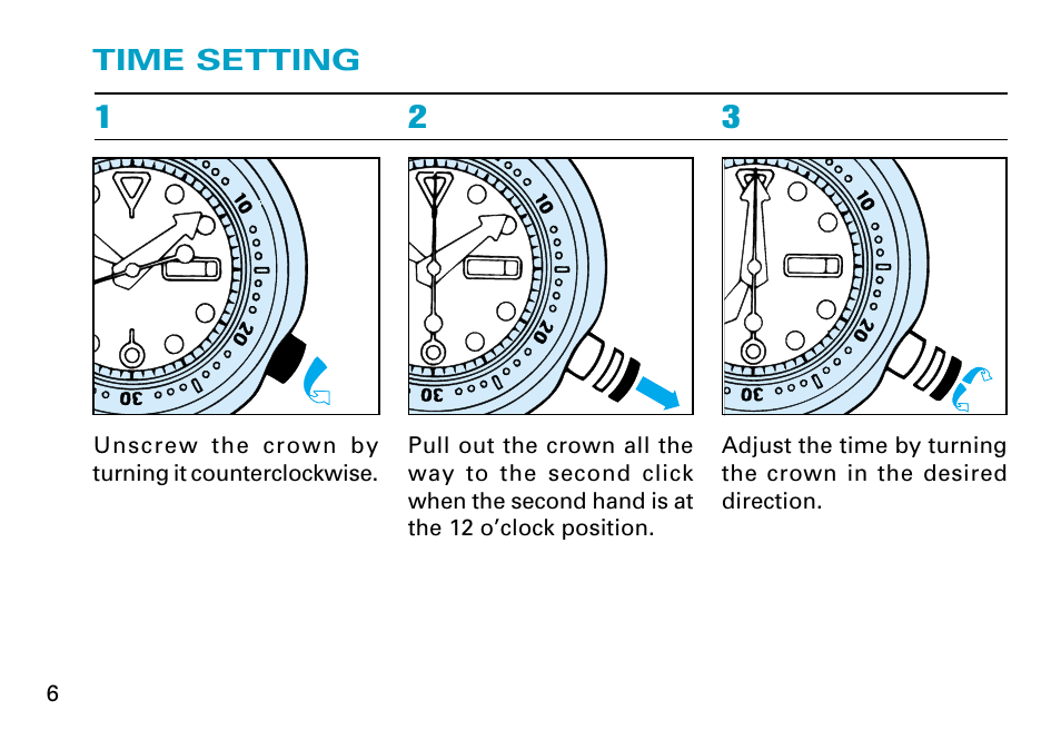 Seiko 7C46 User Manual | Page 6 / 17