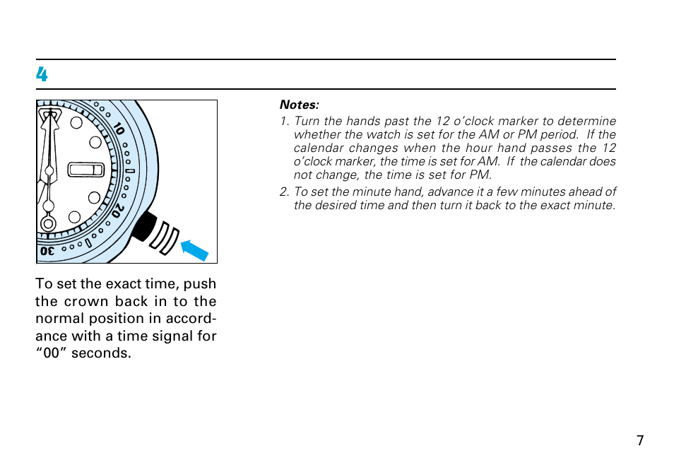 Seiko 7C46 User Manual | Page 7 / 17