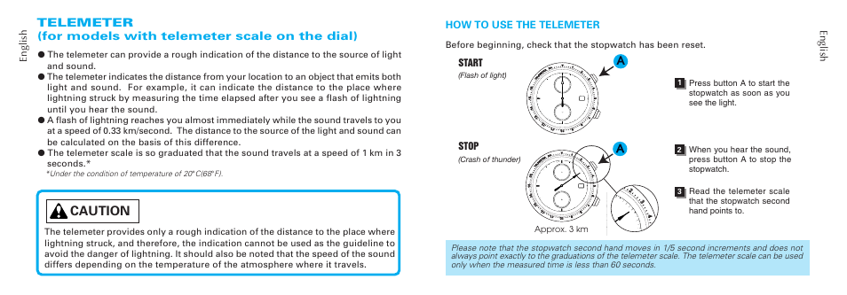 Caution | Seiko CAL. 7T94 User Manual | Page 17 / 18