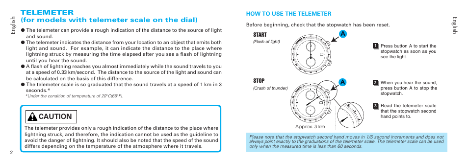 Caution | Seiko CAL. 7T94 User Manual | Page 18 / 18