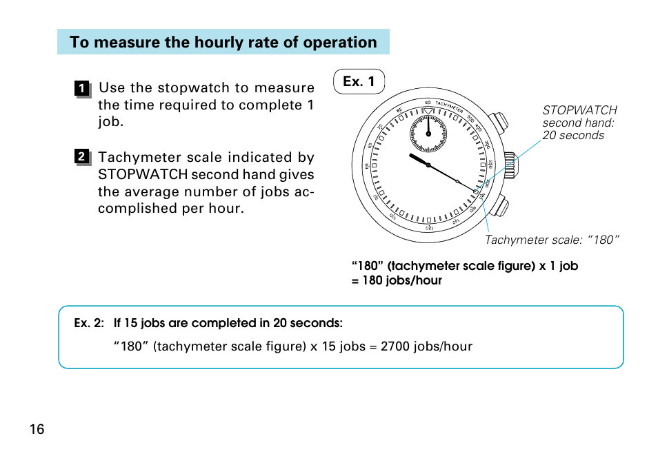 English to measure the hourly rate of operation | Seiko Cal.7T62 User Manual | Page 16 / 19