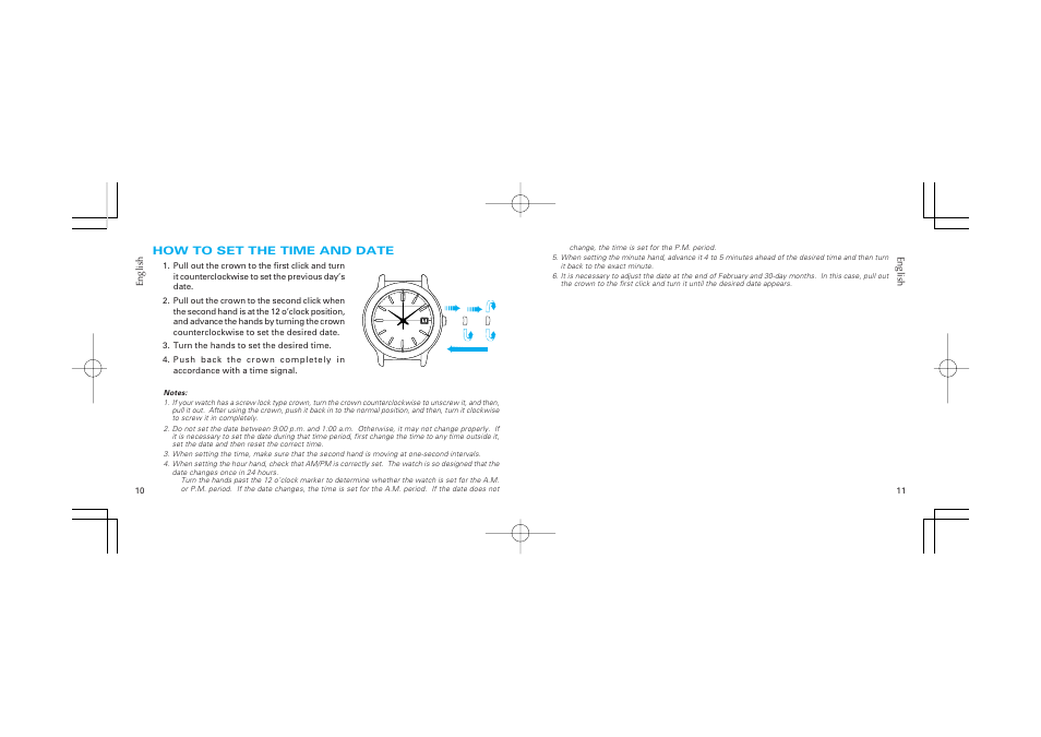 Seiko KINETIC 5J22 User Manual | Page 6 / 9