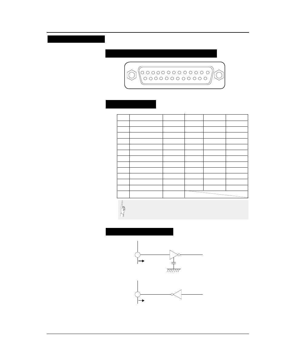 Serial interface, Input connector, Pin configuration | Timing chart | Seiko FB-900 User Manual | Page 170 / 243