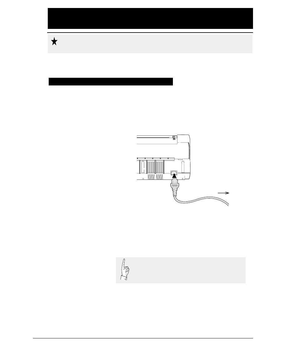 Setting up the printer, Connecting the printer to, The power source | Caution | Seiko FB-900 User Manual | Page 24 / 243