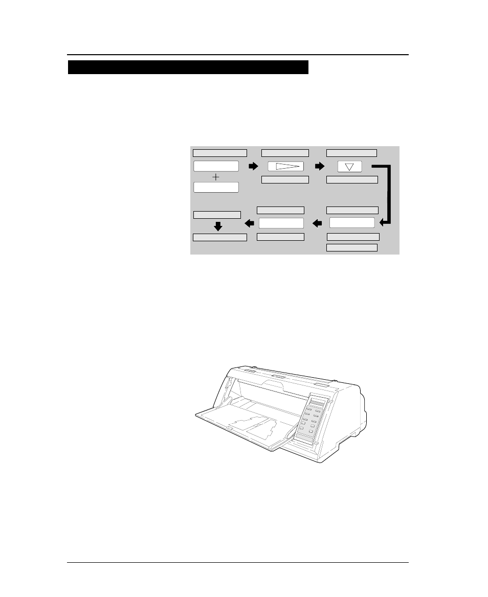 Loading fanfold paper (rear tractor) | Seiko FB-900 User Manual | Page 41 / 243