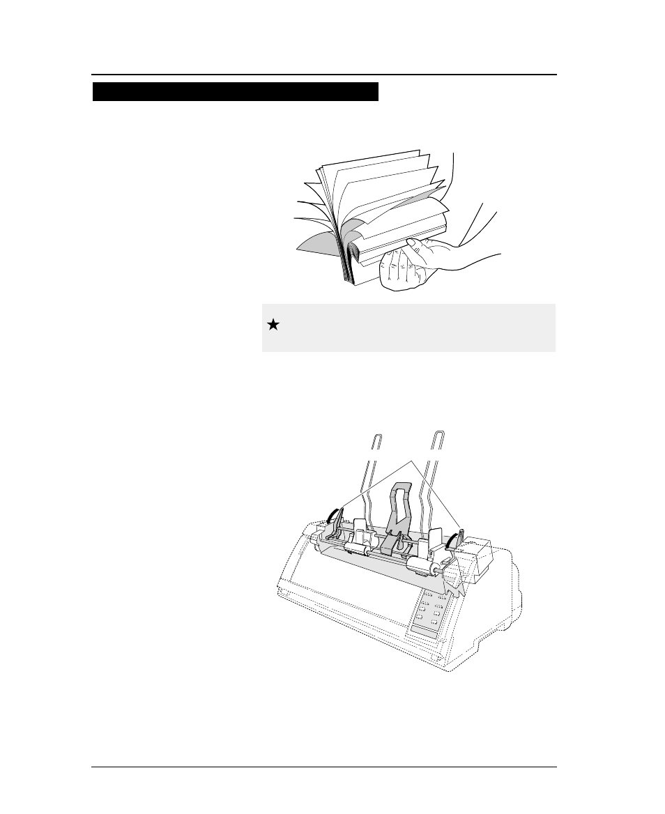 Printing using the cut sheet feeder (option) | Seiko FB-900 User Manual | Page 47 / 243
