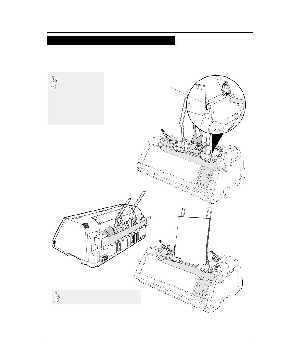 Printing using the cut sheet feeder (option) | Seiko FB-900 User Manual | Page 48 / 243