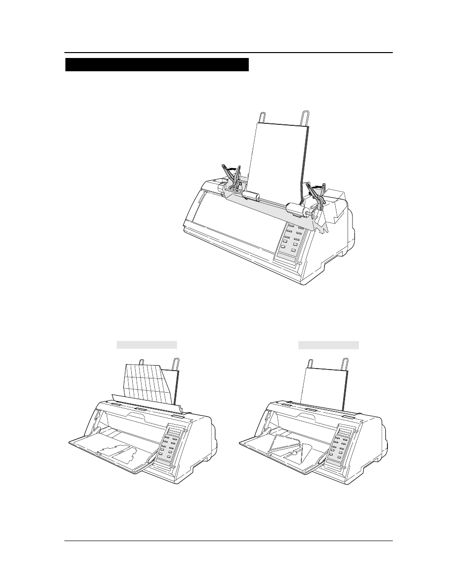 Printing using the cut sheet feeder (option) | Seiko FB-900 User Manual | Page 49 / 243