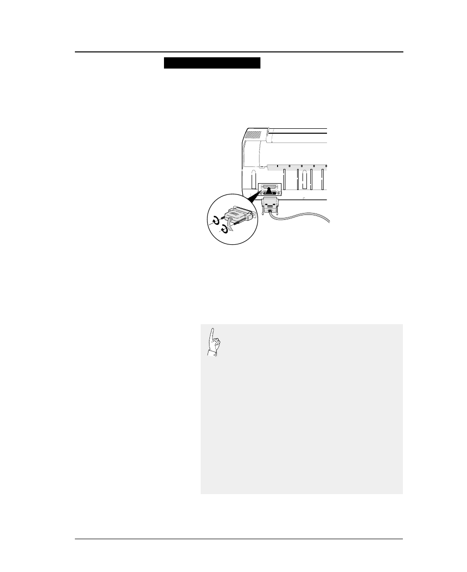 Serial interface, Connecting the printer to the computer | Seiko FB-900 User Manual | Page 52 / 243