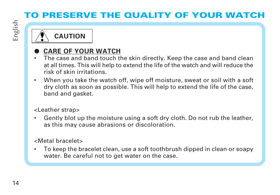 Seiko CAL. 6R20 User Manual | Page 14 / 23