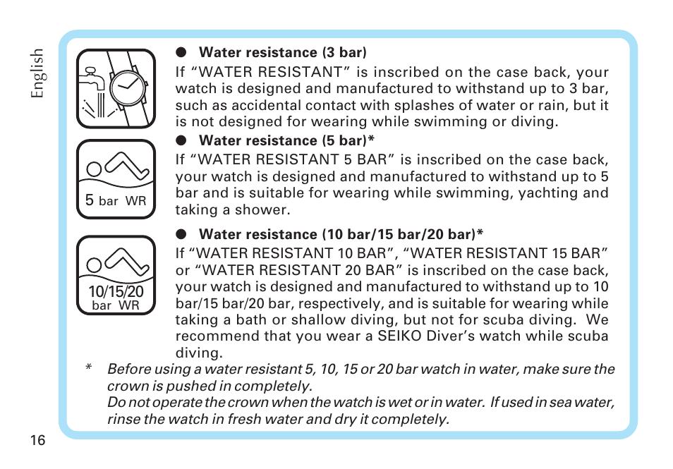 Seiko CAL. 6R20 User Manual | Page 16 / 23