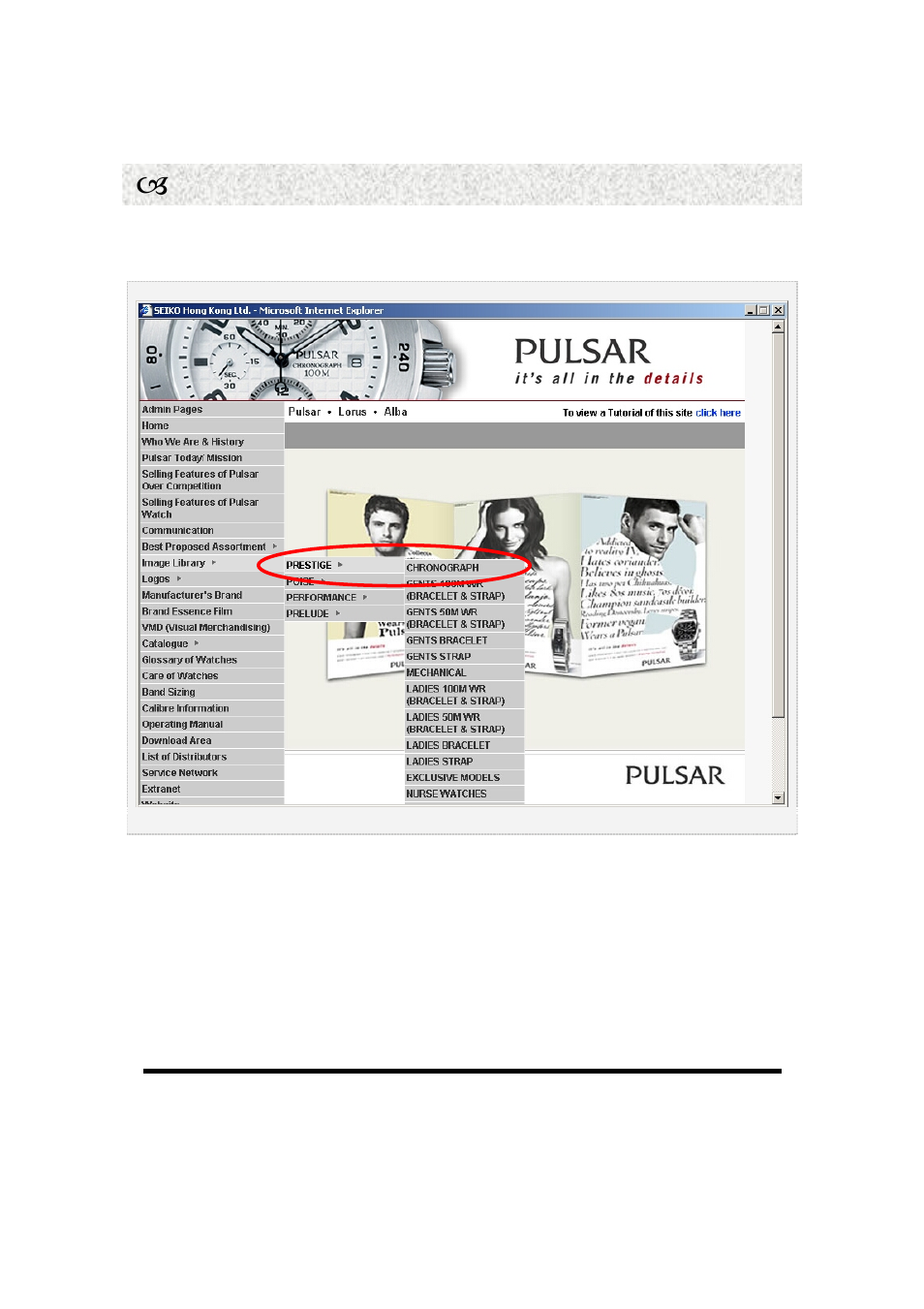 W image library (cont.) | Seiko Alba User Manual | Page 7 / 31