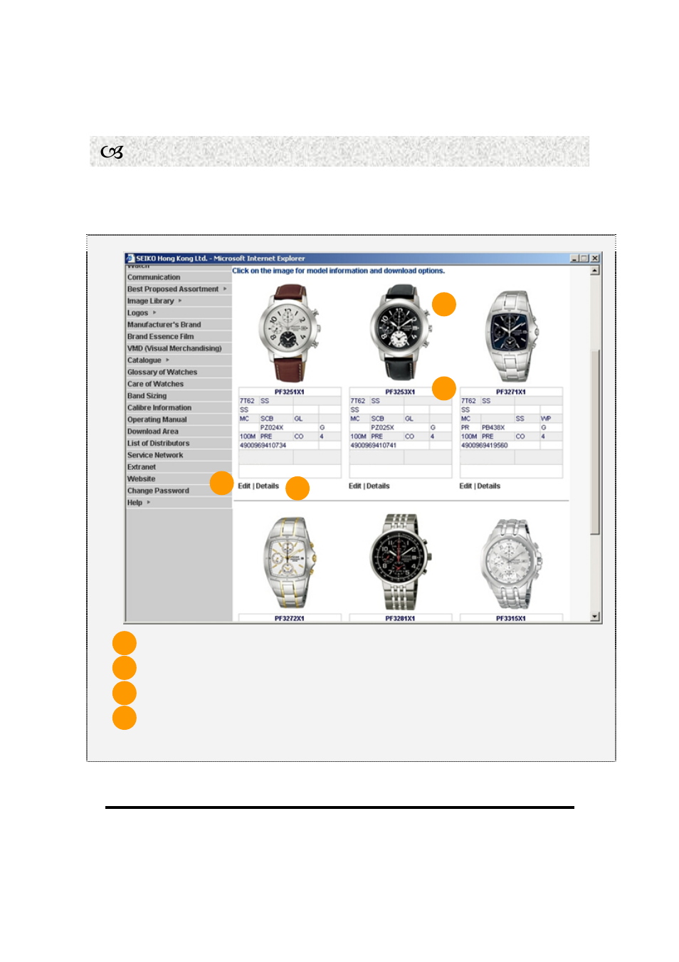 W image library (cont.) | Seiko Alba User Manual | Page 9 / 31