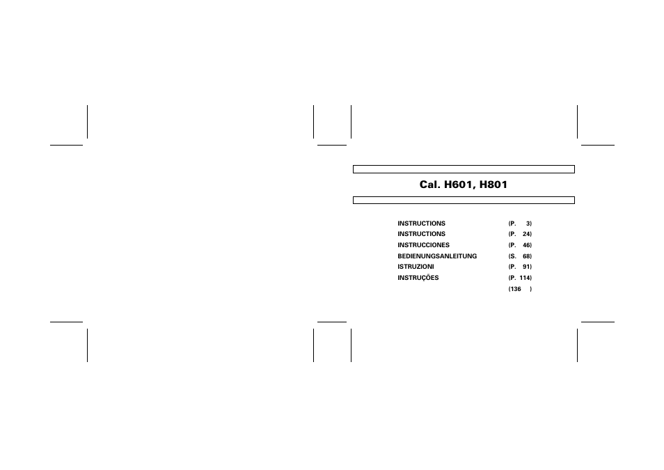 Seiko H801 User Manual | Page 2 / 13
