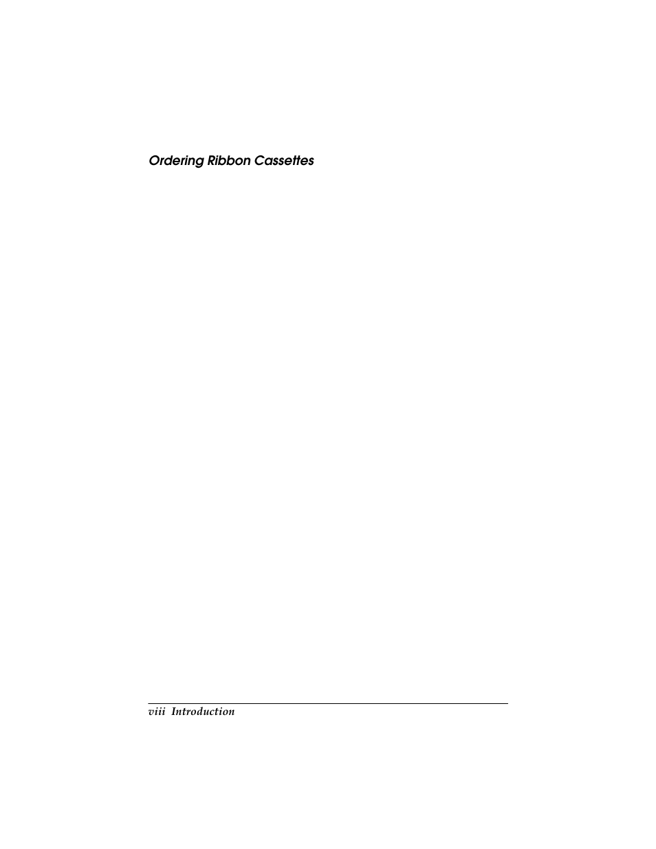 Ordering ribbon cassettes | Seiko TM-U590/U590P User Manual | Page 10 / 54