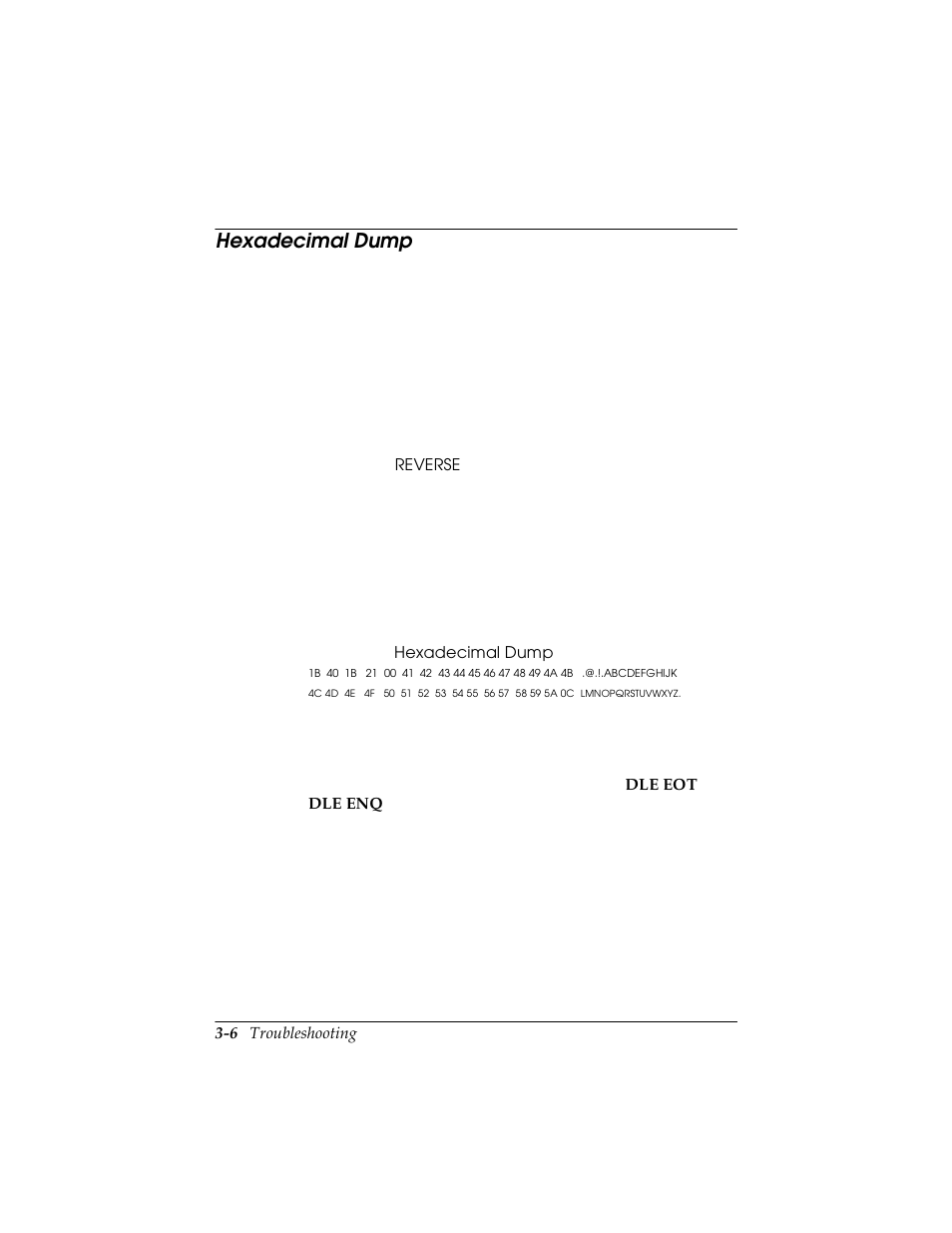 Hexadecimal dump, Hexadecimal dump -6 | Seiko TM-U590/U590P User Manual | Page 38 / 54