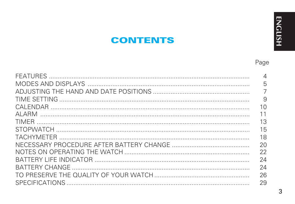 Seiko 6M25 User Manual | Page 3 / 29